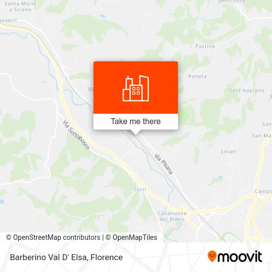 Barberino Val D' Elsa map
