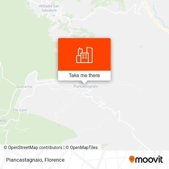 Piancastagnaio map