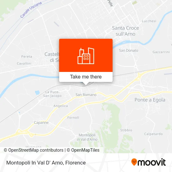 Montopoli In Val D' Arno map