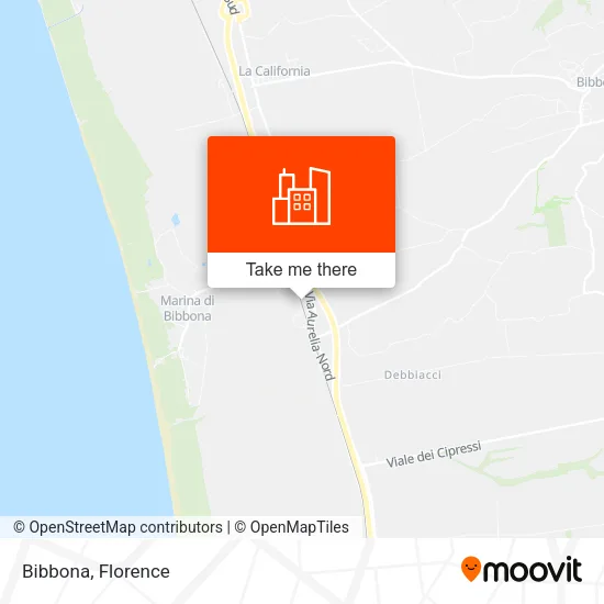 Bibbona map
