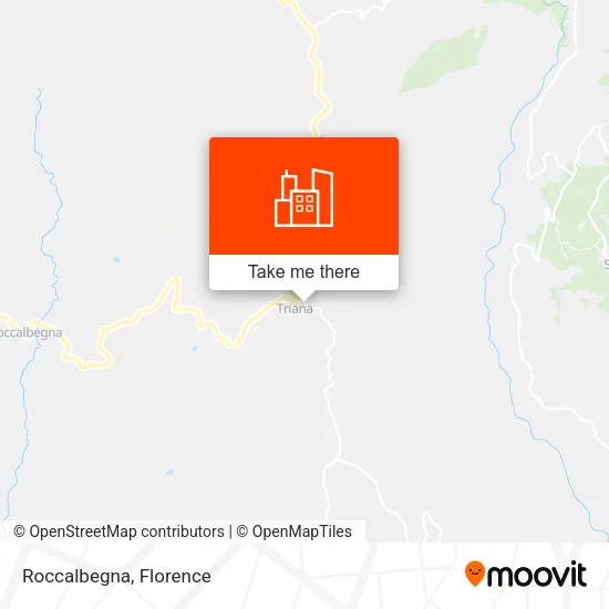 Roccalbegna map