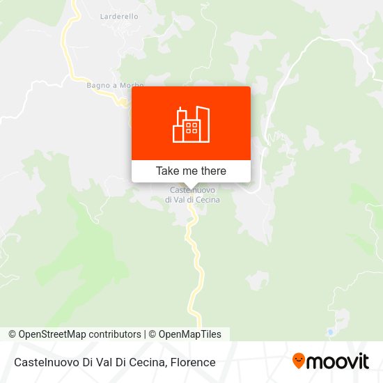 Castelnuovo Di Val Di Cecina map