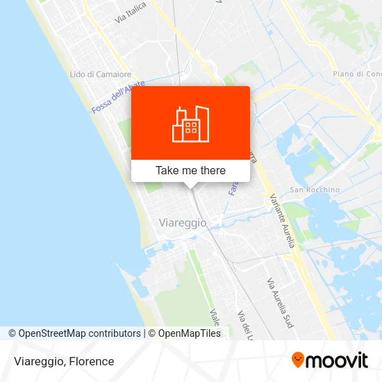 Viareggio map