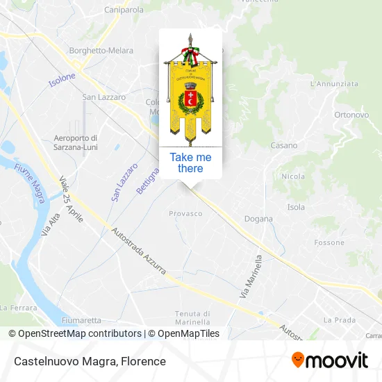 Castelnuovo Magra map