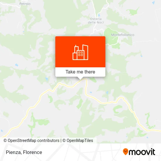 Pienza map