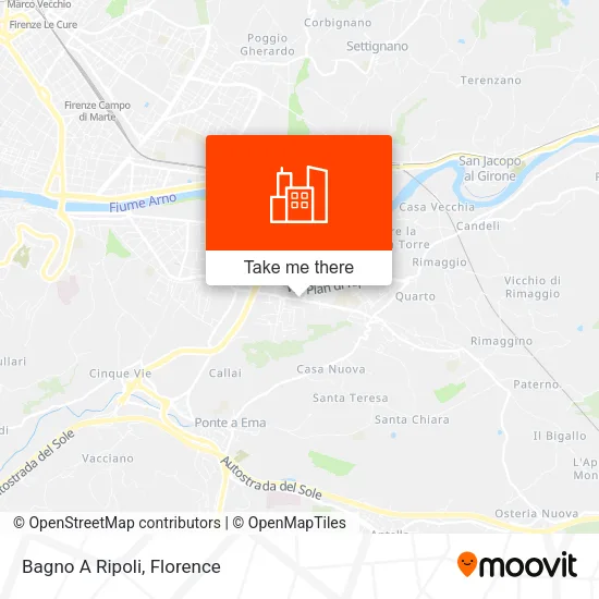 Bagno A Ripoli map