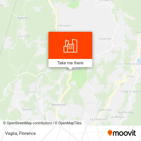 Vaglia map