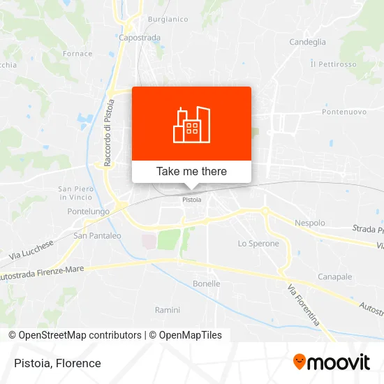 Pistoia map