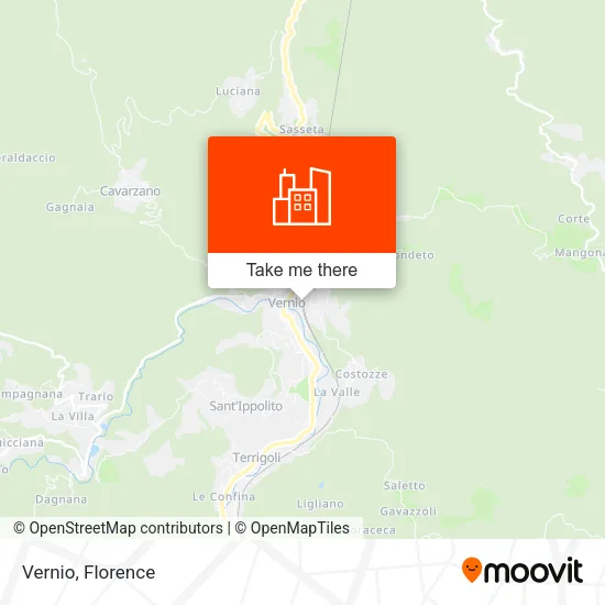Vernio map