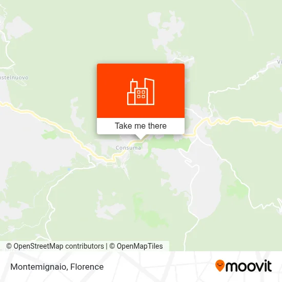 Montemignaio map