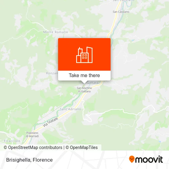 Brisighella map