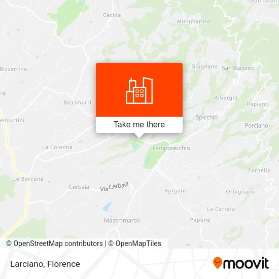 Larciano map