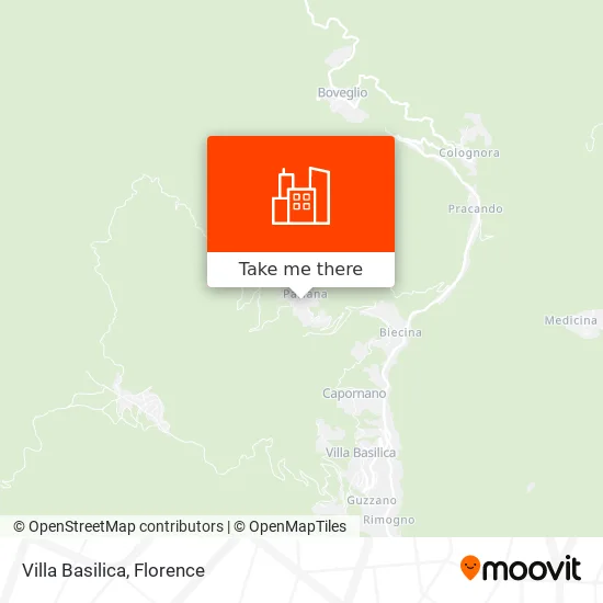 Villa Basilica map