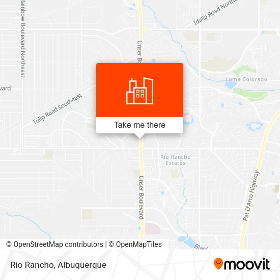 Rio Rancho map