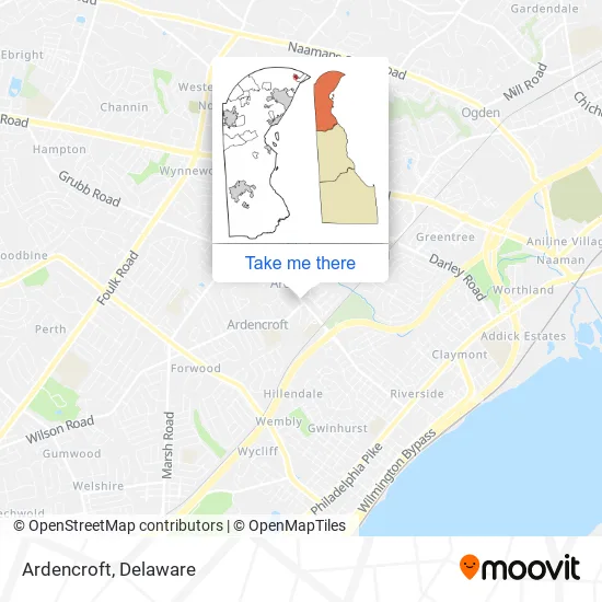 Ardencroft map