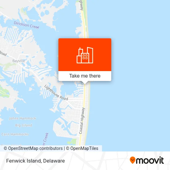 Fenwick Island map