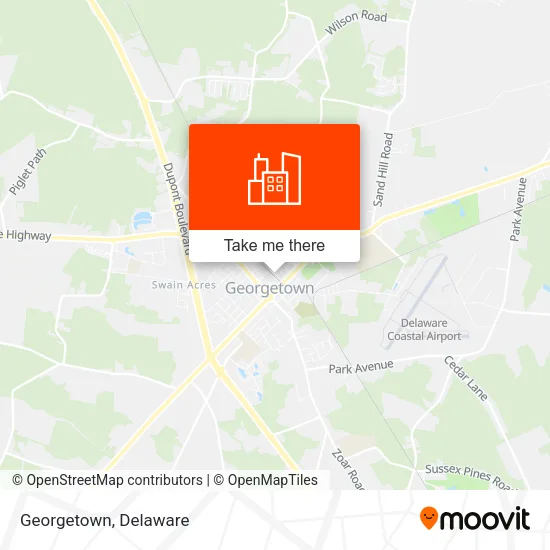 Georgetown map