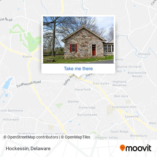 Hockessin map