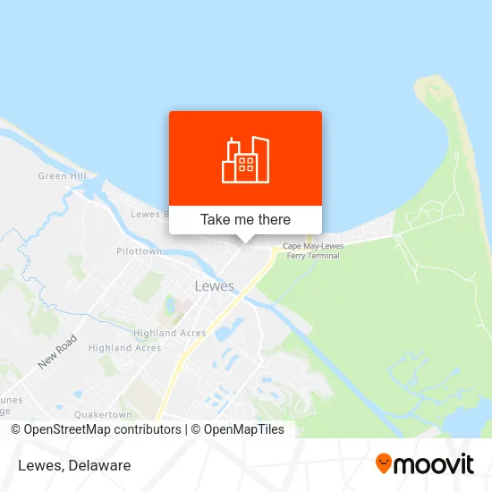 Lewes map