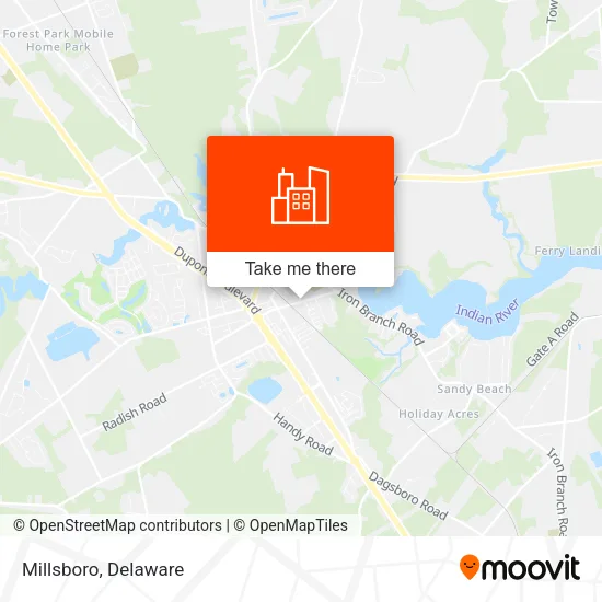 Millsboro map