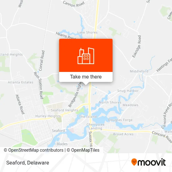 Seaford map
