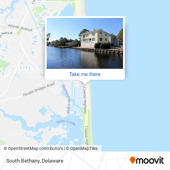 South Bethany map