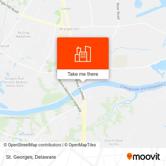 St. Georges map