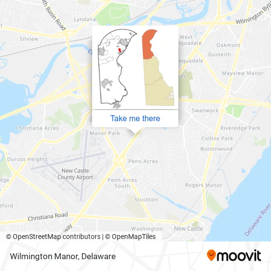 Wilmington Manor map