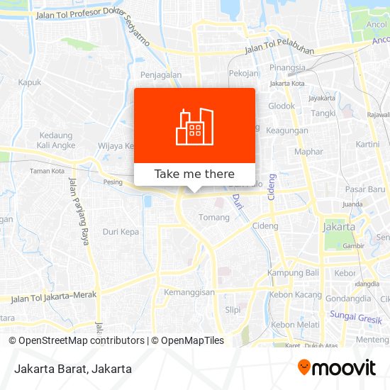 Jakarta Barat map