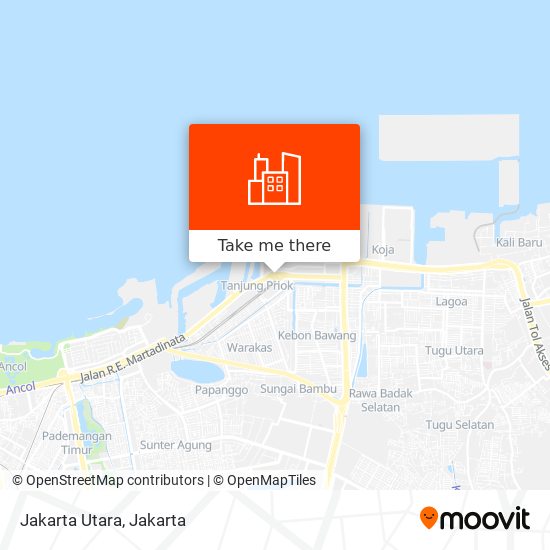 Jakarta Utara map