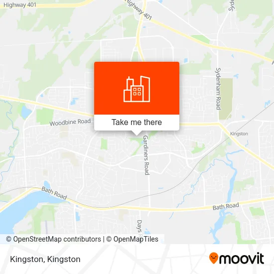 Kingston map