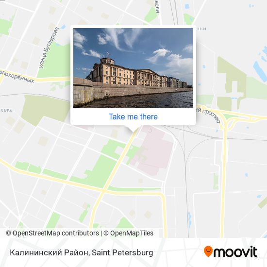 Калининский Район map