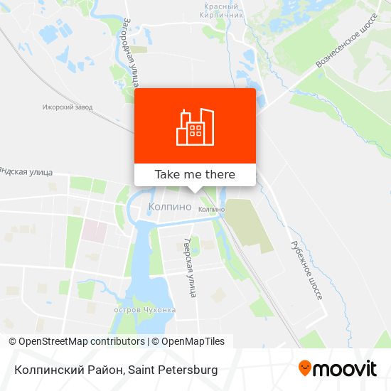 Колпинский Район map