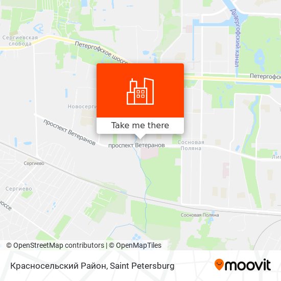 Красносельский Район map