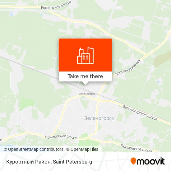 Курортный Район map