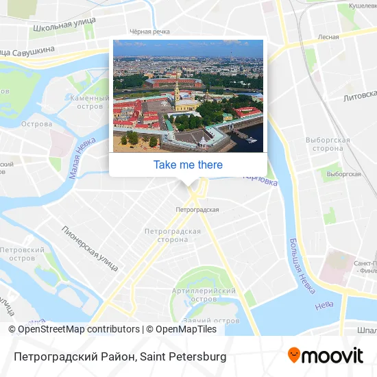 Петроградский Район map