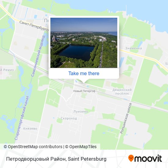 Петродворцовый Район map