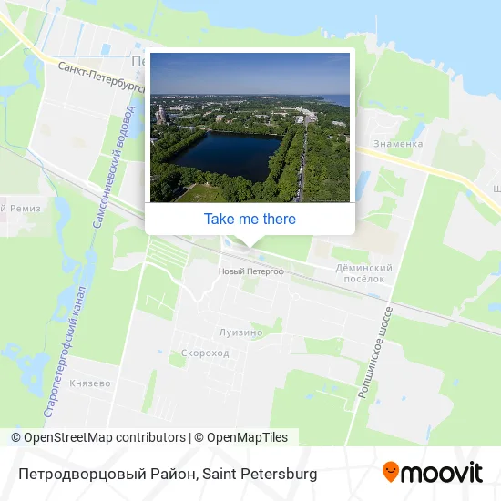 Петродворцовый Район map