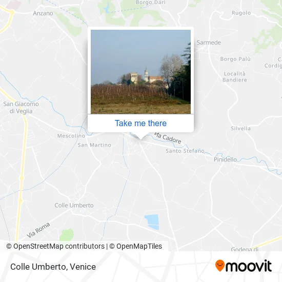 Colle Umberto map