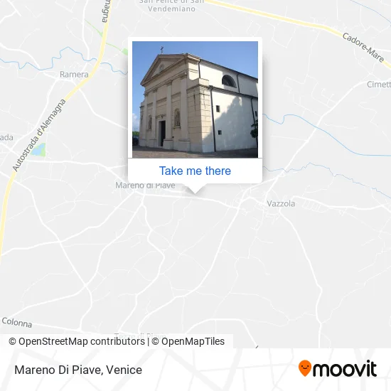 Mareno Di Piave map