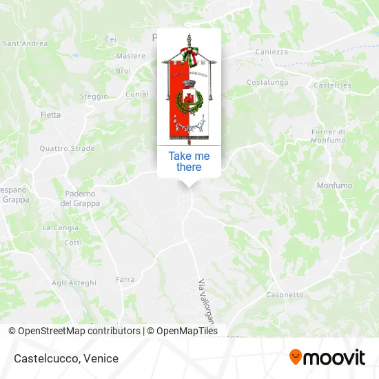 Castelcucco map