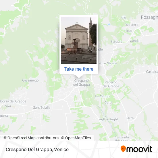 Crespano Del Grappa map