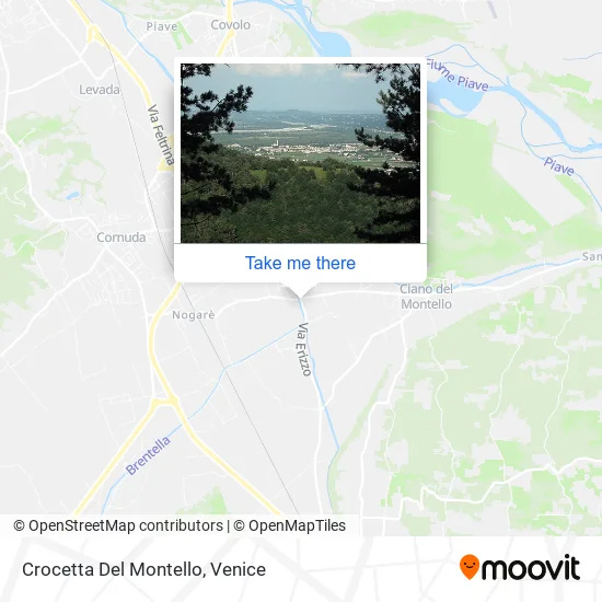 Crocetta Del Montello map