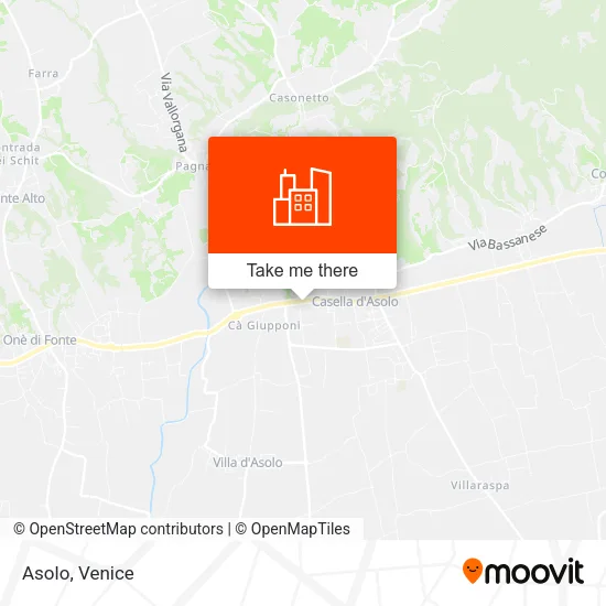 Asolo map