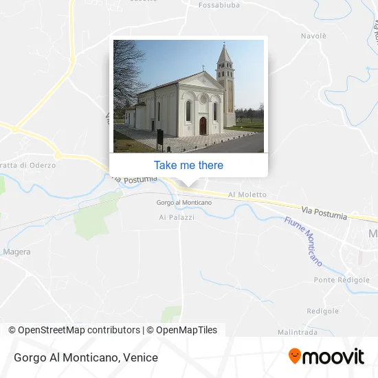 Gorgo Al Monticano map