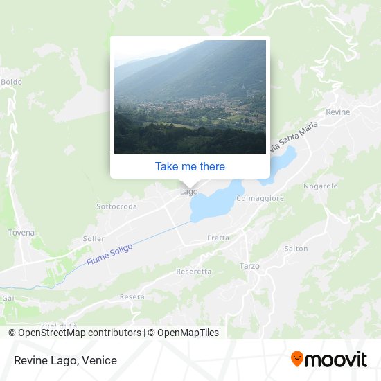 Revine Lago map