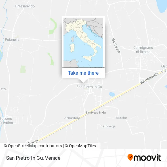 San Pietro In Gu map