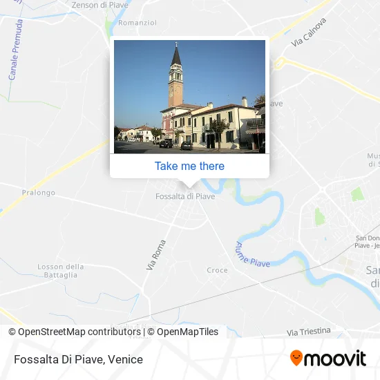 Fossalta Di Piave map