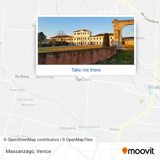 Massanzago map