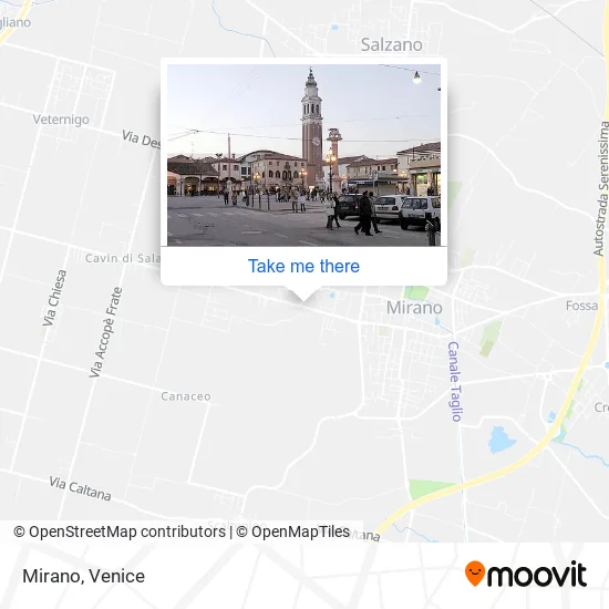Mirano map